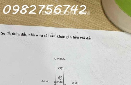 Bán nhà cấp 4 mặt tiền Phan Đăng Lưu gần chợ Bưng Cầu_ Hiệp An